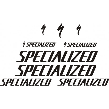 SPECIALIZED naklejki zastępcze na rower damski, męski, gravel, górski, mtb, szosowy, trekkingowy, miejski - YESS Naklejki