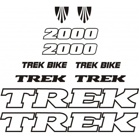 TREK naklejki zastępcze na rower damski, męski, gravel, górski, mtb, szosowy, trekkingowy, miejski - YESS Naklejki