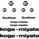 KOGA MIYATA  naklejki zastępcze na rower damski, męski, gravel, górski, mtb, szosowy, trekkingowy, miejski - YESS Naklejki