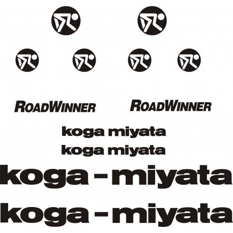 KOGA MIYATA  naklejki zastępcze na rower damski, męski, gravel, górski, mtb, szosowy, trekkingowy, miejski - YESS Naklejki